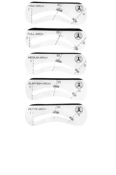 Anastasia Beverly Hills Eyebrow Stencils | Thumbnail 1 Anastasia Beverly Hills Eyebrow Stencils | Thumbnail 1