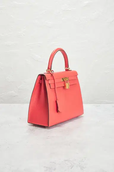 HERMÈS Hermes Epsom Kelly 25 Sellier Handbag | Thumbnail 4 HERMÈS Hermes Epsom Kelly 25 Sellier Handbag | Thumbnail 4