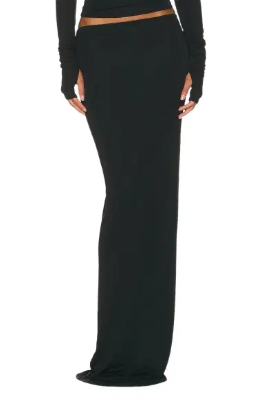 Helsa Matte Jersey Slim Skirt | Thumbnail 1 Helsa Matte Jersey Slim Skirt | Thumbnail 1