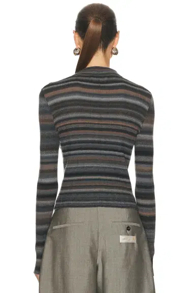 RE/DONE Ribbed Polo Cardi | Thumbnail 3 RE/DONE Ribbed Polo Cardi | Thumbnail 3