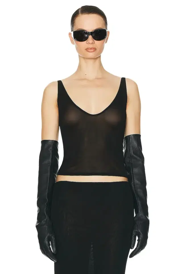 Sheer Knit Tank Top Sheer Knit Tank Top