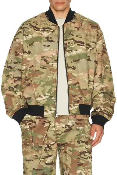 Pleasures Gem Camo Bomber | Thumbnail 1 Pleasures Gem Camo Bomber | Thumbnail 1