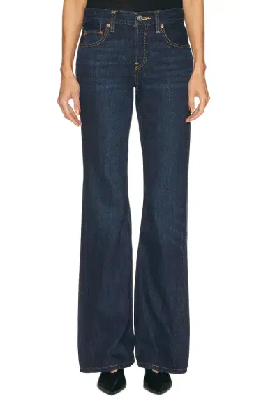 RE/DONE Twisted Mid Rise Bootcut Jeans | Thumbnail 1 RE/DONE Twisted Mid Rise Bootcut Jeans | Thumbnail 1