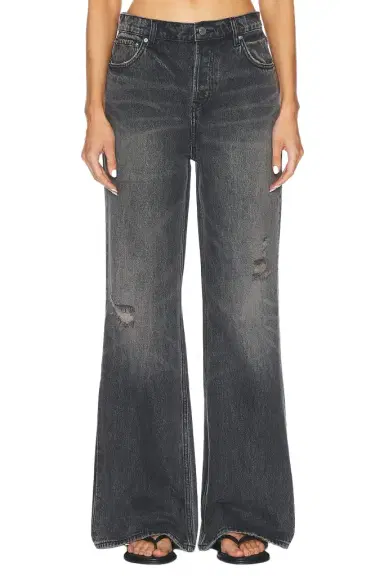 GRLFRND Jade Low Rise Relaxed Flare Jeans | Thumbnail 1 GRLFRND Jade Low Rise Relaxed Flare Jeans | Thumbnail 1