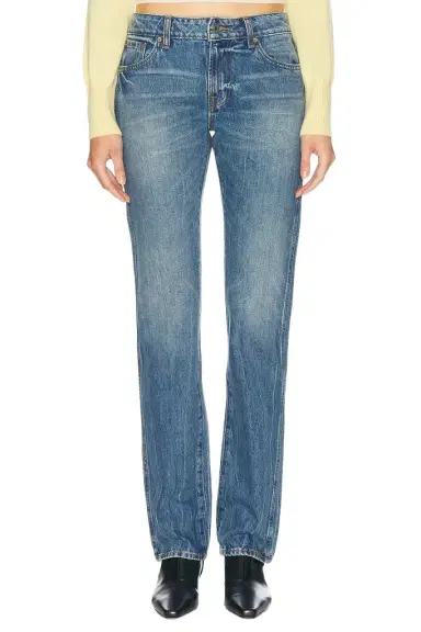 GRLFRND Isabel Low Rise Straight Jeans | Thumbnail 1 GRLFRND Isabel Low Rise Straight Jeans | Thumbnail 1