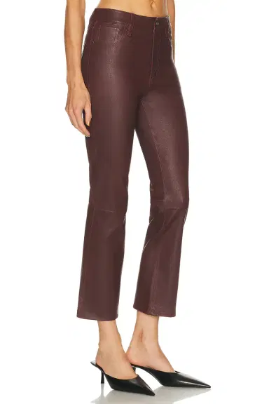 Frame Leather Reboot Crop Pant | Thumbnail 2 Frame Leather Reboot Crop Pant | Thumbnail 2