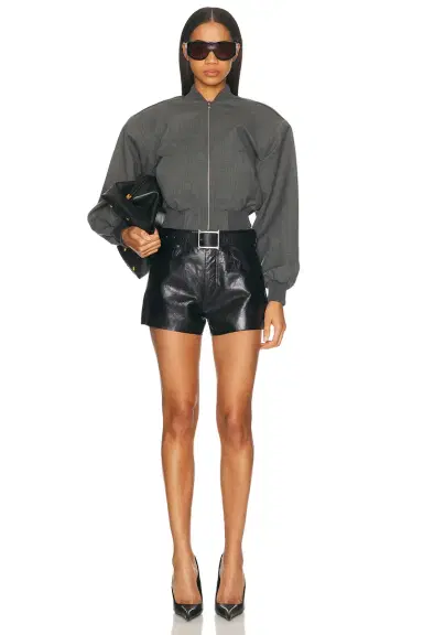 RE/DONE Leather A Frame Short | Thumbnail 5 RE/DONE Leather A Frame Short | Thumbnail 5