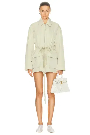 GRLFRND Tech Gabardine Parka Jacket | Thumbnail 1 GRLFRND Tech Gabardine Parka Jacket | Thumbnail 1