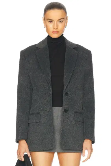 GRLFRND Wool Blend Blazer | Thumbnail 1 GRLFRND Wool Blend Blazer | Thumbnail 1