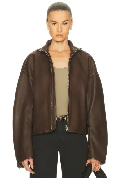 GRLFRND Romy Leather Jacket | Thumbnail 1 GRLFRND Romy Leather Jacket | Thumbnail 1