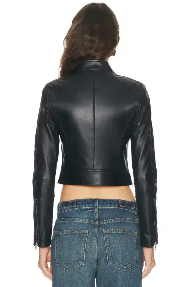GRLFRND Danica Leather Racer Jacket | Thumbnail 3 GRLFRND Danica Leather Racer Jacket | Thumbnail 3