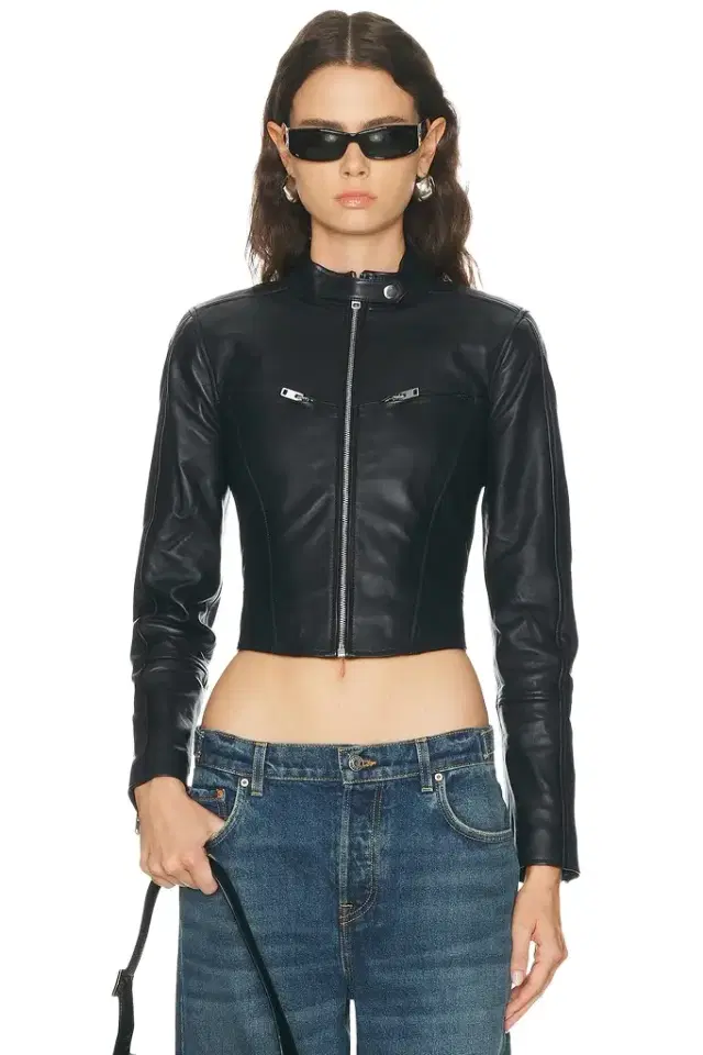 Danica Leather Racer Jacket Danica Leather Racer Jacket