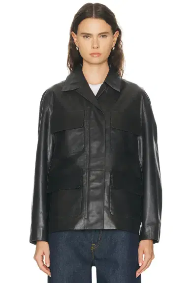 GRLFRND Dara Leather Jacket | Thumbnail 2 GRLFRND Dara Leather Jacket | Thumbnail 2