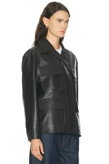 GRLFRND Dara Leather Jacket | Thumbnail 3 GRLFRND Dara Leather Jacket | Thumbnail 3