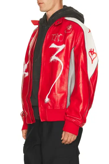 Y-3 Gfx Leather Jacket | Thumbnail 2 Y-3 Gfx Leather Jacket | Thumbnail 2