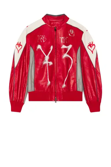 Y-3 Gfx Leather Jacket | Thumbnail 5 Y-3 Gfx Leather Jacket | Thumbnail 5
