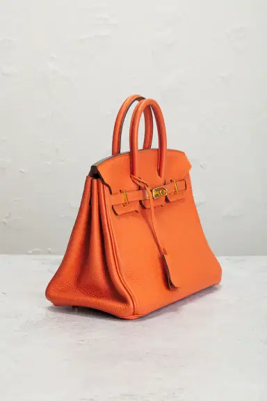 HERMÈS Hermes Chevre Birkin 25 Handbag | Thumbnail 4 HERMÈS Hermes Chevre Birkin 25 Handbag | Thumbnail 4