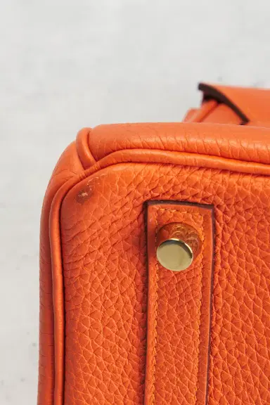 HERMÈS Hermes Chevre Birkin 25 Handbag | Thumbnail 8 HERMÈS Hermes Chevre Birkin 25 Handbag | Thumbnail 8
