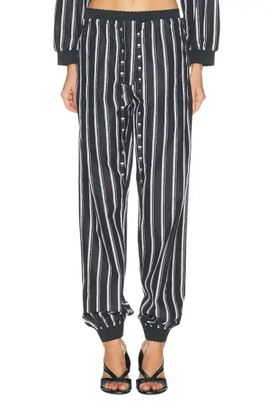The Attico Striped Poplin Pant | Thumbnail 1 The Attico Striped Poplin Pant | Thumbnail 1