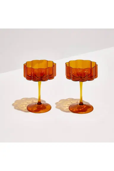 FAZEEK Wave Coupe Glasses Set of 2 | Thumbnail 2 FAZEEK Wave Coupe Glasses Set of 2 | Thumbnail 2