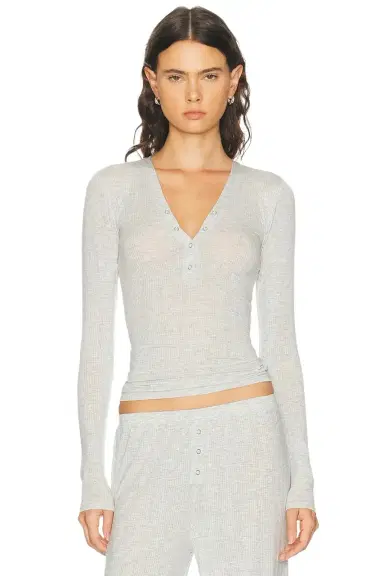 Negative Underwear Whipped Henley Top | Thumbnail 1 Negative Underwear Whipped Henley Top | Thumbnail 1