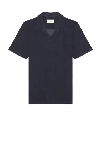 Frescobol Carioca Faustino Terry Cotton Blend Polo Short Sleeve | Thumbnail 4 Frescobol Carioca Faustino Terry Cotton Blend Polo Short Sleeve | Thumbnail 4