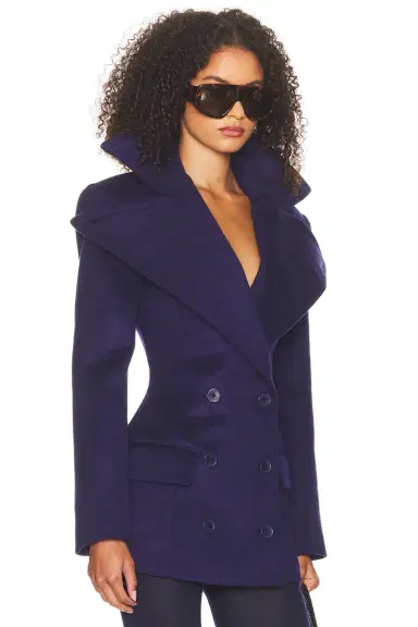 Helsa The Dramatic Collar Peacoat | Thumbnail 3 Helsa The Dramatic Collar Peacoat | Thumbnail 3