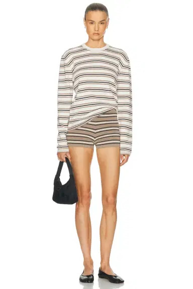 EAVES Cydnee Striped Oversized Sweater | Thumbnail 4 EAVES Cydnee Striped Oversized Sweater | Thumbnail 4