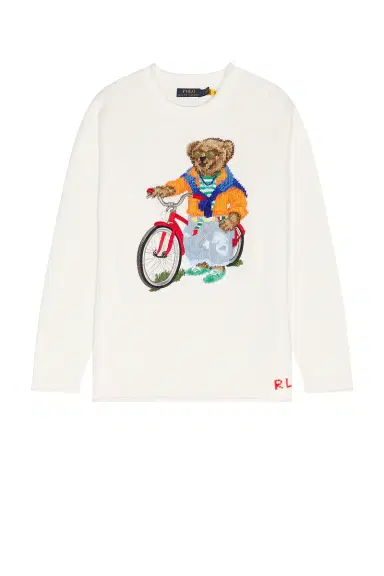 Polo Ralph Lauren Long Sleeve Cotton Novelty Harbor Island Bear Rollneck Sweater | Thumbnail 4 Polo Ralph Lauren Long Sleeve Cotton Novelty Harbor Island Bear Rollneck Sweater | Thumbnail 4