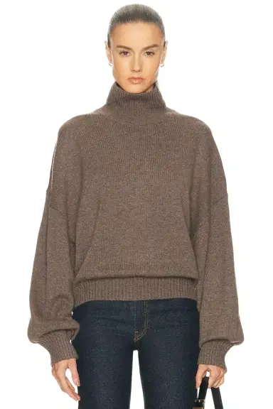 EAVES Ellara Oversized Knit Mock Neck | Thumbnail 1 EAVES Ellara Oversized Knit Mock Neck | Thumbnail 1