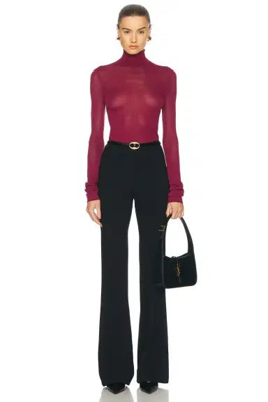 EAVES Alexander Sheer Turtleneck Sweater | Thumbnail 4 EAVES Alexander Sheer Turtleneck Sweater | Thumbnail 4