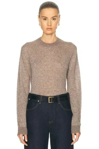 EAVES Kathryn Light Knit Crewneck | Thumbnail 1 EAVES Kathryn Light Knit Crewneck | Thumbnail 1