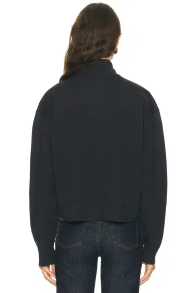 EAVES Brecken Double Faced Half Zip Sweater | Thumbnail 3 EAVES Brecken Double Faced Half Zip Sweater | Thumbnail 3