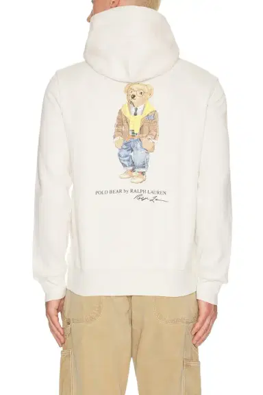 Polo Ralph Lauren Fleece Polo Script Heritage Bear Hoodie | Thumbnail 1 Polo Ralph Lauren Fleece Polo Script Heritage Bear Hoodie | Thumbnail 1