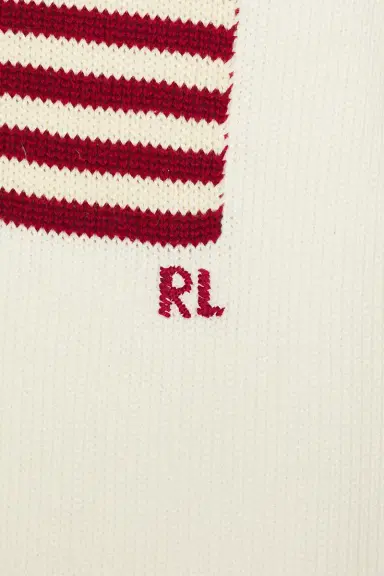 Polo Ralph Lauren Long Sleeve Roving Cotton USA Flag Crewneck Sweater | Thumbnail 5 Polo Ralph Lauren Long Sleeve Roving Cotton USA Flag Crewneck Sweater | Thumbnail 5
