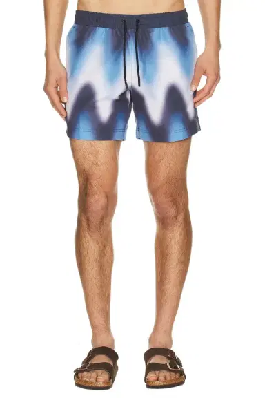 Commas Gradient Wave Classic Swim Short | Thumbnail 1 Commas Gradient Wave Classic Swim Short | Thumbnail 1