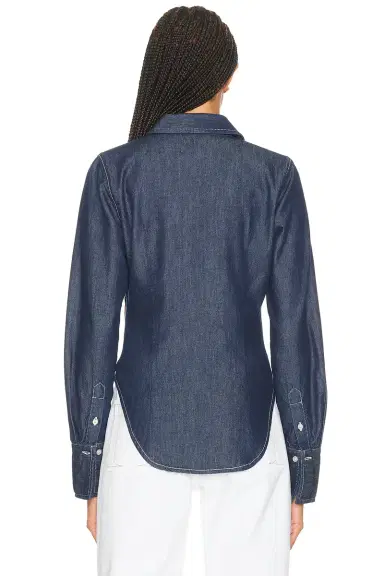 Helsa Denim Fitted Shirt | Thumbnail 3 Helsa Denim Fitted Shirt | Thumbnail 3
