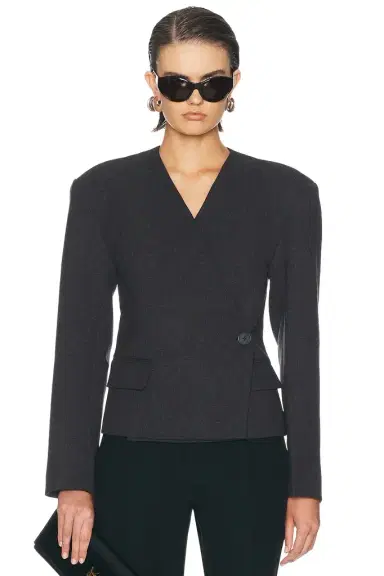 EAVES x Blake Evin Cropped Naama Blazer | Thumbnail 1 EAVES x Blake Evin Cropped Naama Blazer | Thumbnail 1