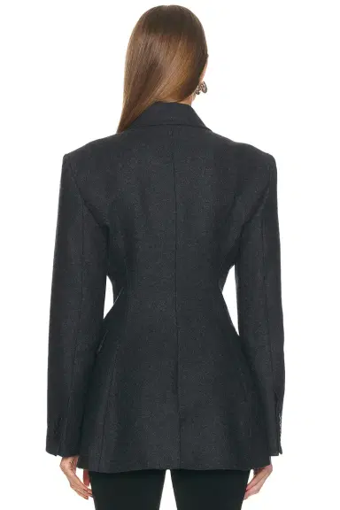 EAVES Hulda Wool Flannel Blazer | Thumbnail 3 EAVES Hulda Wool Flannel Blazer | Thumbnail 3