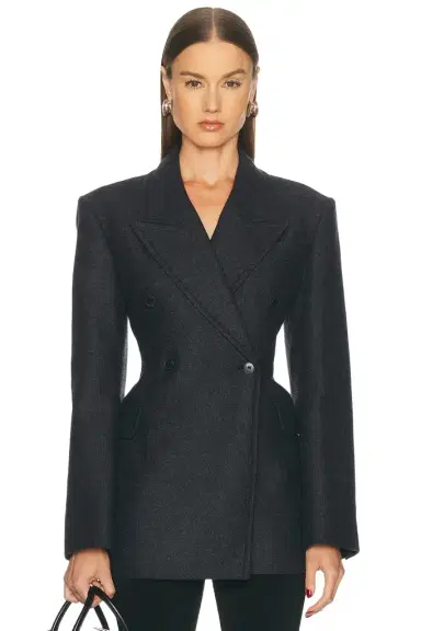 EAVES Hulda Wool Flannel Blazer | Thumbnail 1 EAVES Hulda Wool Flannel Blazer | Thumbnail 1