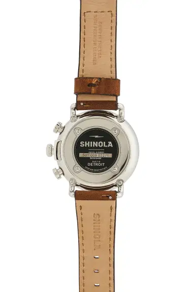 Shinola Runwell 2 Eye Chrono 41mm Watch British Tan Leather Strap | Thumbnail 4 Shinola Runwell 2 Eye Chrono 41mm Watch British Tan Leather Strap | Thumbnail 4
