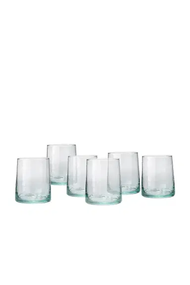 Verve Culture Short Moroccan Cone Glassware Set Of 6 | Thumbnail 1 Verve Culture Short Moroccan Cone Glassware Set Of 6 | Thumbnail 1