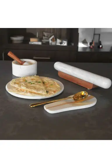 Verve Culture Marble Rolling Pin & Stand | Thumbnail 3 Verve Culture Marble Rolling Pin & Stand | Thumbnail 3
