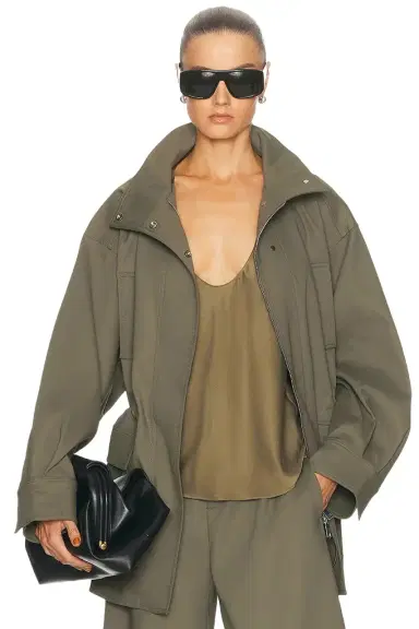 EAVES Mai Compact Suiting Parka Jacket | Thumbnail 1 EAVES Mai Compact Suiting Parka Jacket | Thumbnail 1