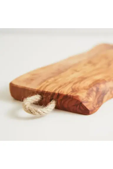 Verve Culture Olivewood Charcuterie Board With Rope Handle | Thumbnail 3 Verve Culture Olivewood Charcuterie Board With Rope Handle | Thumbnail 3