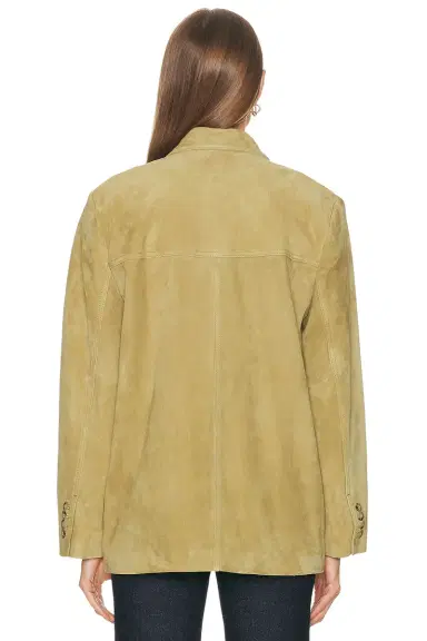 EAVES Aroa Suede Blazer Jacket | Thumbnail 4 EAVES Aroa Suede Blazer Jacket | Thumbnail 4
