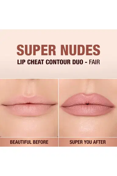 Charlotte Tilbury Supernudes Lip Cheat Long-Lasting Waterproof Lip Liner Duo | Thumbnail 2 Charlotte Tilbury Supernudes Lip Cheat Long-Lasting Waterproof Lip Liner Duo | Thumbnail 2