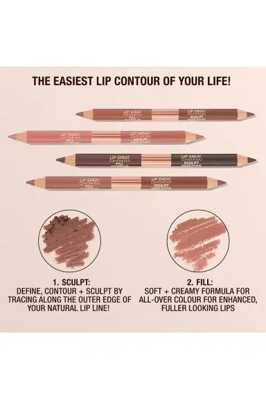 Charlotte Tilbury Supernudes Lip Cheat Long-Lasting Waterproof Lip Liner Duo | Thumbnail 6 Charlotte Tilbury Supernudes Lip Cheat Long-Lasting Waterproof Lip Liner Duo | Thumbnail 6