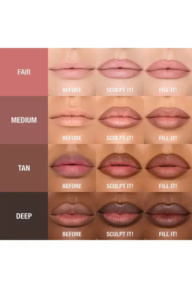 Charlotte Tilbury Supernudes Lip Cheat Long-Lasting Waterproof Lip Liner Duo | Thumbnail 8 Charlotte Tilbury Supernudes Lip Cheat Long-Lasting Waterproof Lip Liner Duo | Thumbnail 8