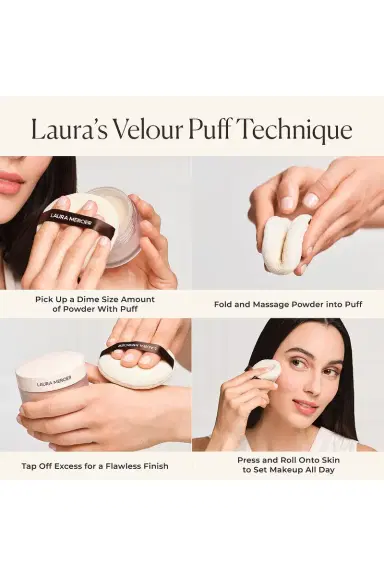 Laura Mercier Jumbo Translucent Loose Setting Powder Ultra Blur | Thumbnail 6 Laura Mercier Jumbo Translucent Loose Setting Powder Ultra Blur | Thumbnail 6